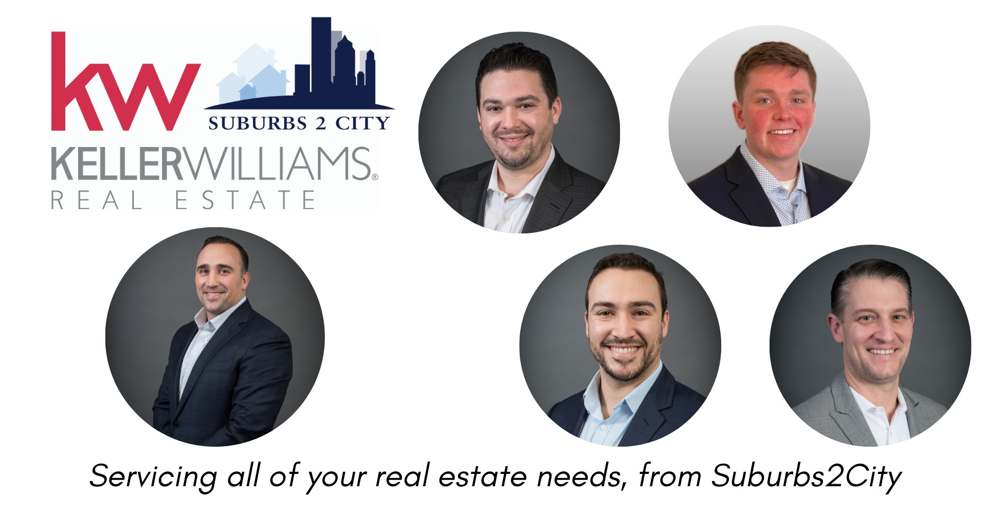 The Suburbs2City Team Servicing all of your real estate needs, from Suburbs2City